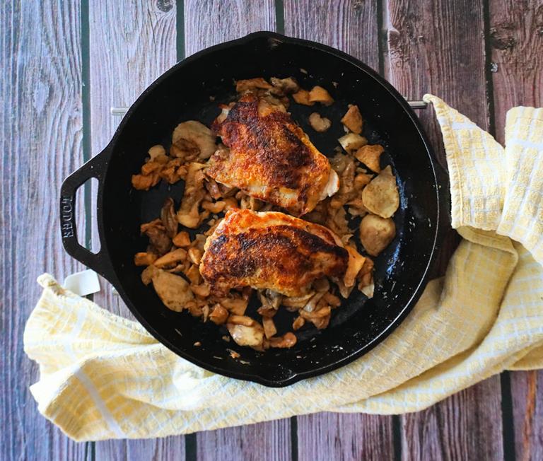 Guinea Fowl Breast With Wild Mushrooms Recipe Cuisine Fiend